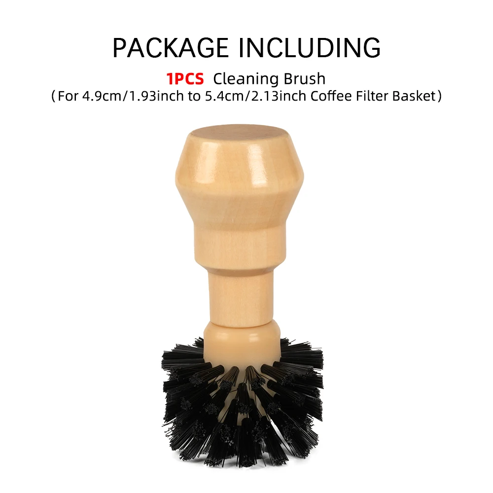 Sturdy Espresso Machine Cleaning Brush Portafilter Basket Cleaner Nylon Bristle Coffee Grouphead Cleaning Tool Barista