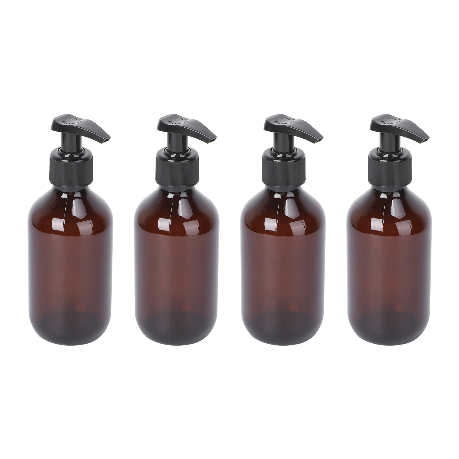 

4pcs Lotion Bottle Press Pump Subpackaging Emulsion Empty PE Handwashing Fluid Refillable Reusable Travel Size Bottle