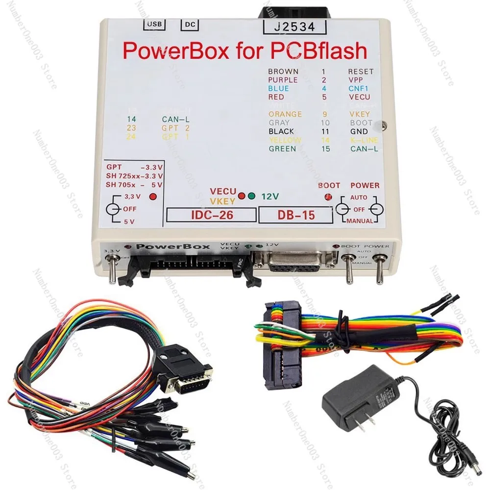 OBD Protocol Junction Box PowerBox for PCMFlash KTM JTAG Hitachi J2534