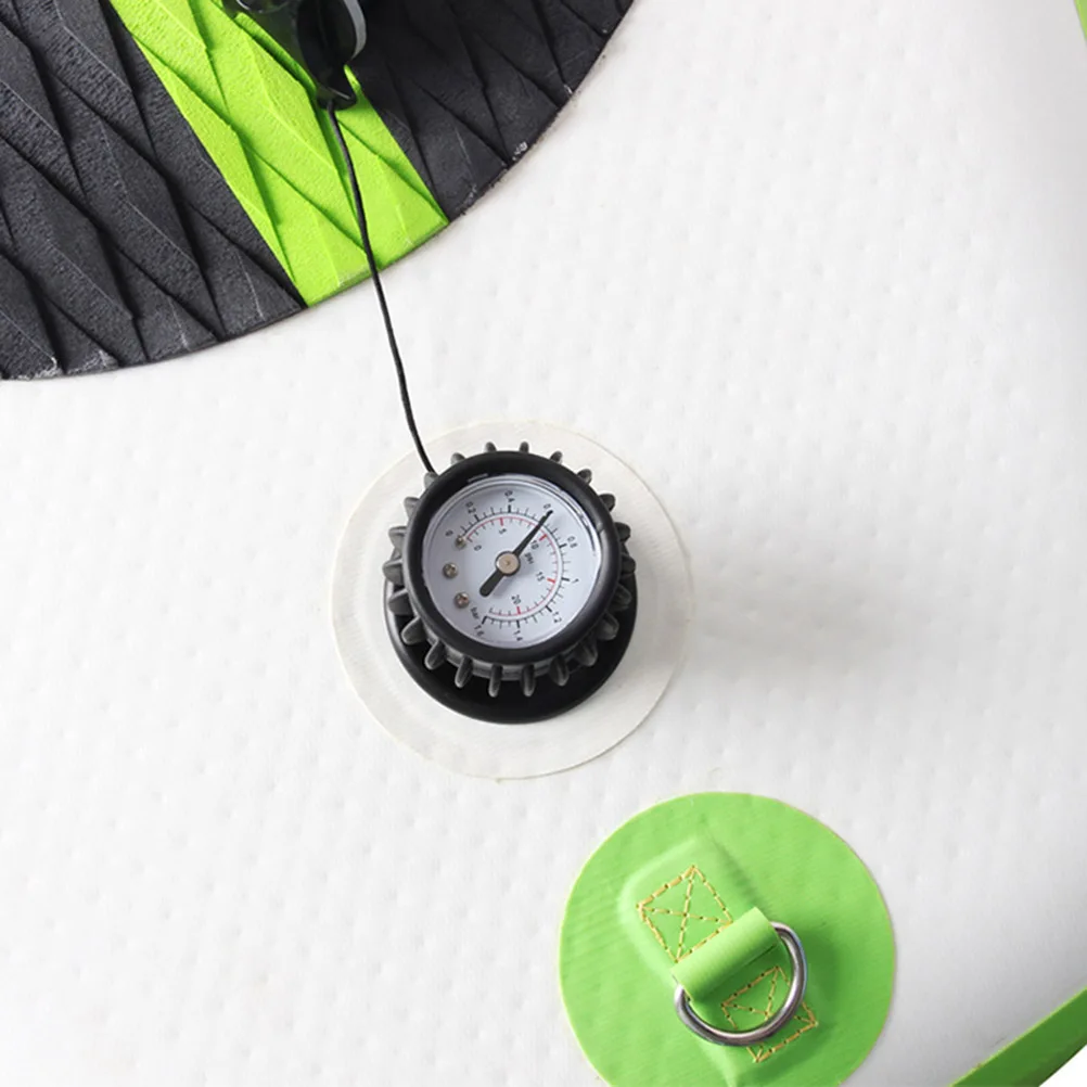 

25 PSI Inflatable Boat Air Pressure Gauge Digital Thermometer Testing Connector for Kayak HR Valves Pump Hoses Rubber Housing