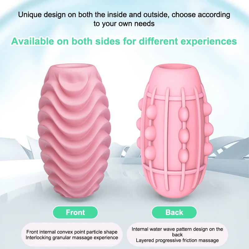【SA】1Pc Massage Egg Masturbator for Men Artificial Vagina Penis Adult Goods Male Masturbation Cup Pocket Pussy Sex Toy Onahole view 2