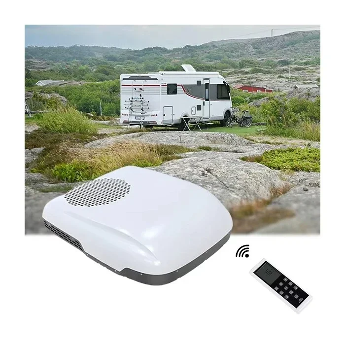 High Quality 7580Btu RV Roof Top AC New Condition 110V Thermostat-controlled Air Conditioner For Motorhome & Outdoor Camping