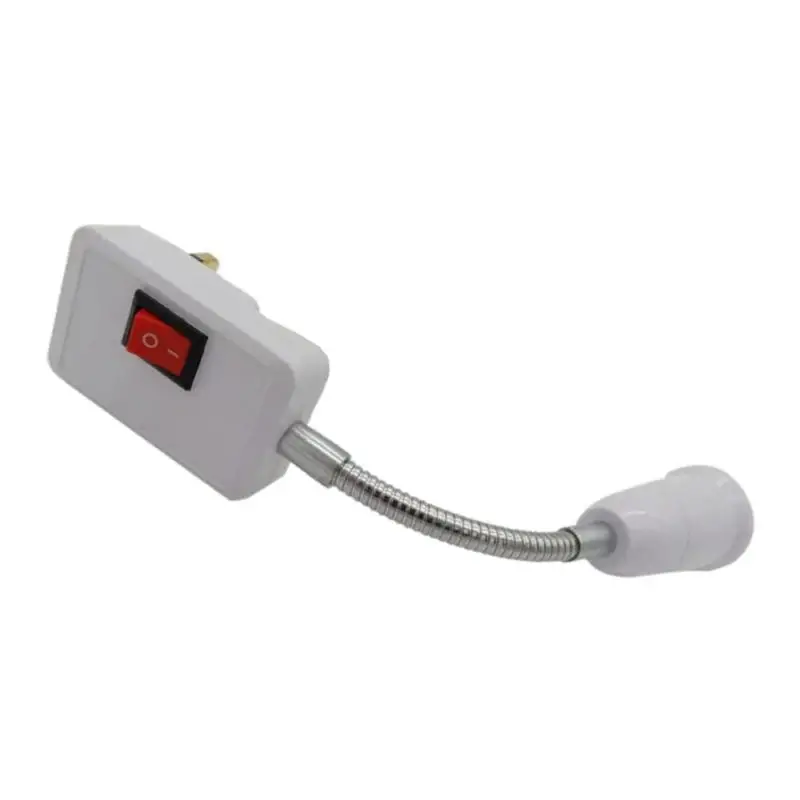 

E27 Lamp Holder Socket Bulb Holder On/Off Button Converter 3A-UK Plug