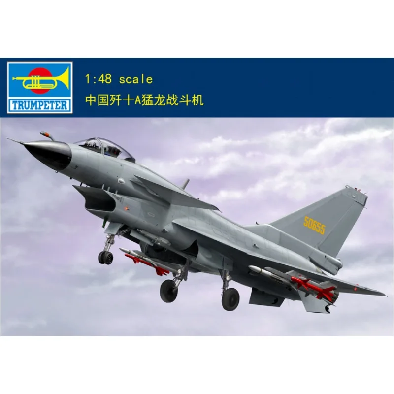 

Trumpeter Plastic Assembled Aircraft Model Kit 02841 PLAAF Chengdu J-10A Vigorous Dragon 1/48
