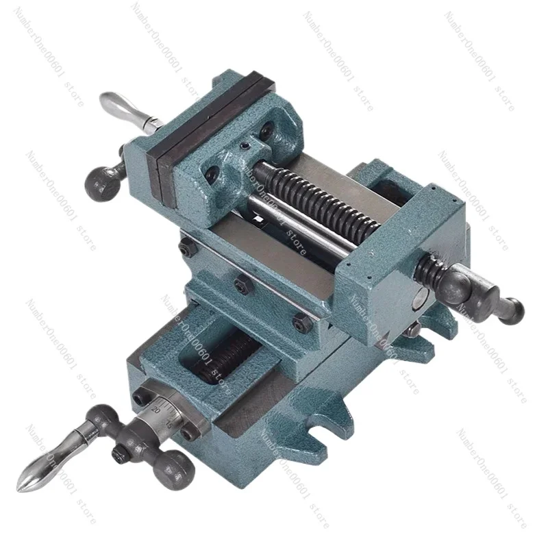 

Q97 Heavy-Duty Precision Cross-Nose Pliers Bench Vise Drilling Variable Milling Machine Two-Way Movable Vise Table Anvil