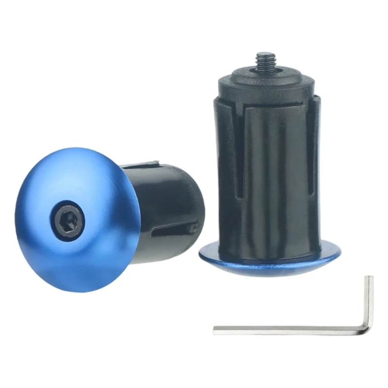

Bicycles Handlebar Cap End Plugs Aluminium Alloy Road Bike Grip Caps Cycling Handlebar Accessories Easy Installation