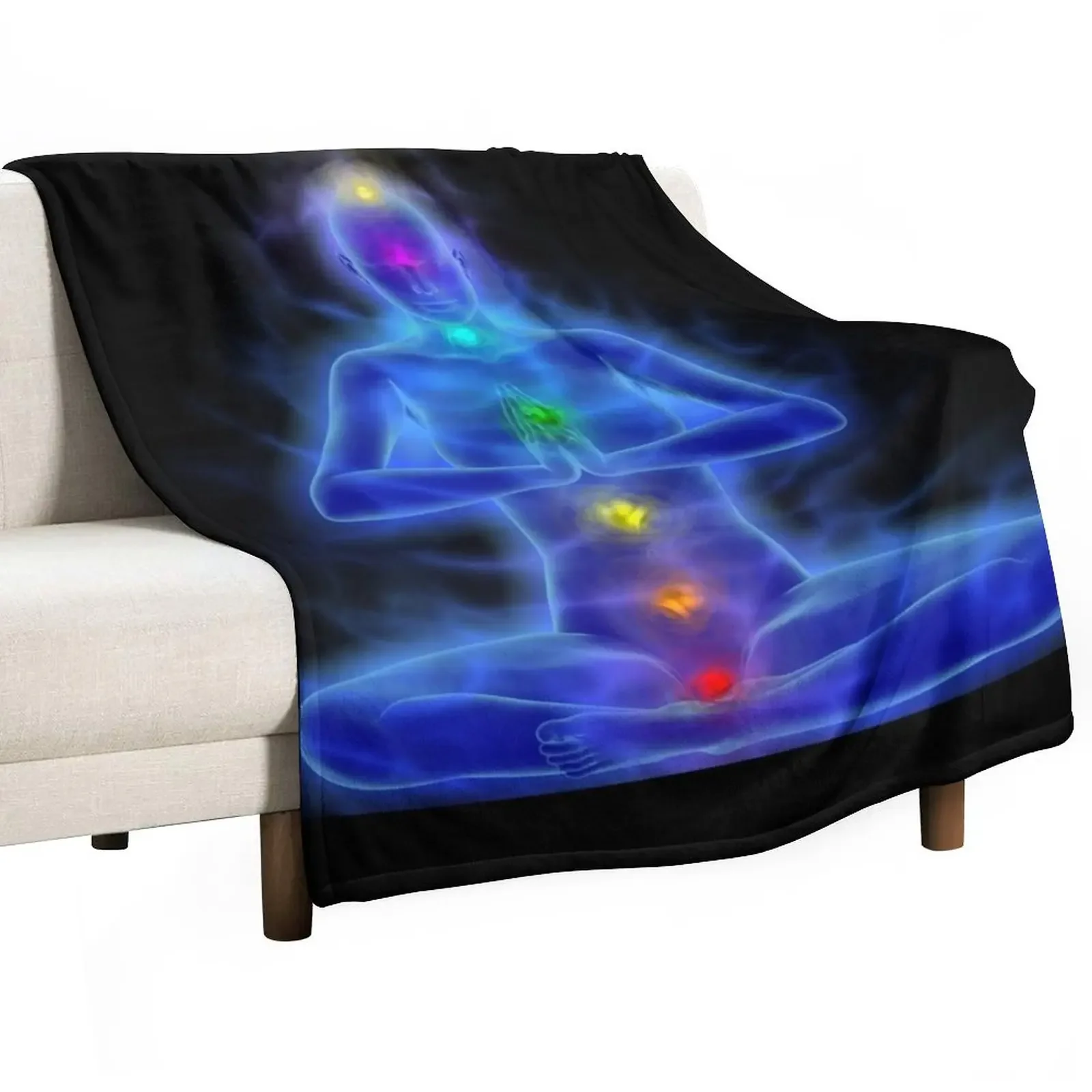 

Relaxing Reiki Throw Blanket Comforter Blanket sofa bed Nap Blanket