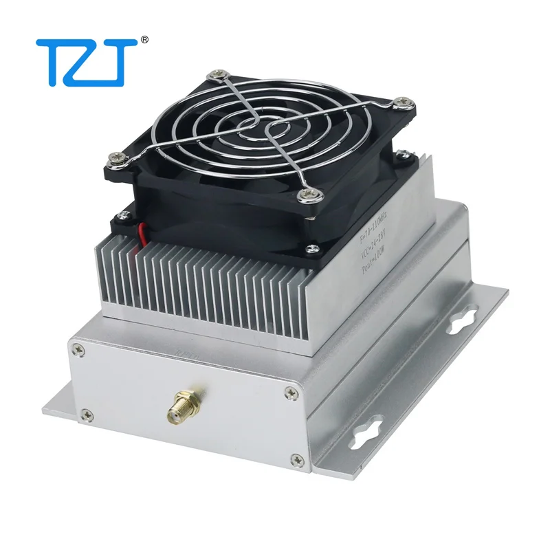 TZT Frequency Modulation 70-110MHz 100W Power Amplifier 20-30V 50ohms RF Accessory with SMA Female Connector