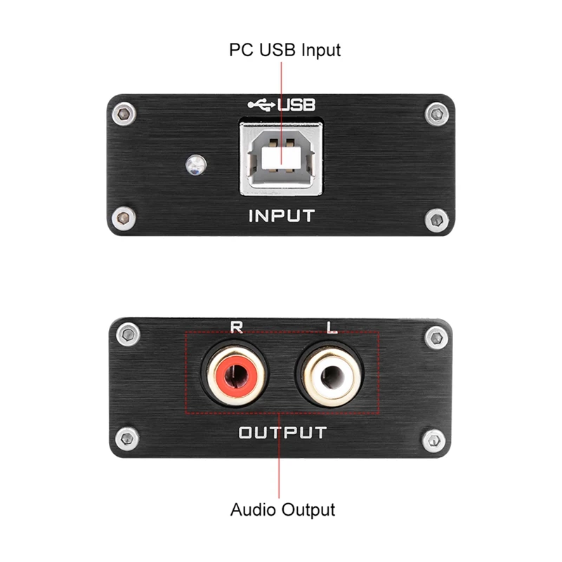 Decodificador De Áudio ES9018K2M, Placa De Som USB DAC HiFi, Suporte De Decodificação, 32Bit, 384KHz para Amplificador De Potência, Home Theater