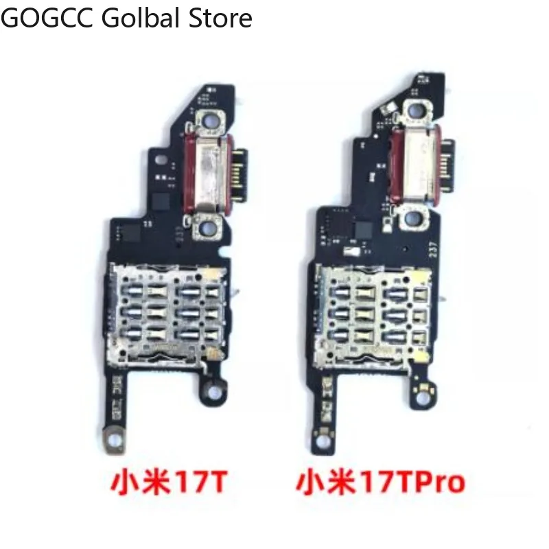 Repair For Xiaomi 17T 17 Pro Max 17 Ultra 5G Charging Port Dock Flex Cable SIM Card Reader Slot Board Type-C USB Charger Plug