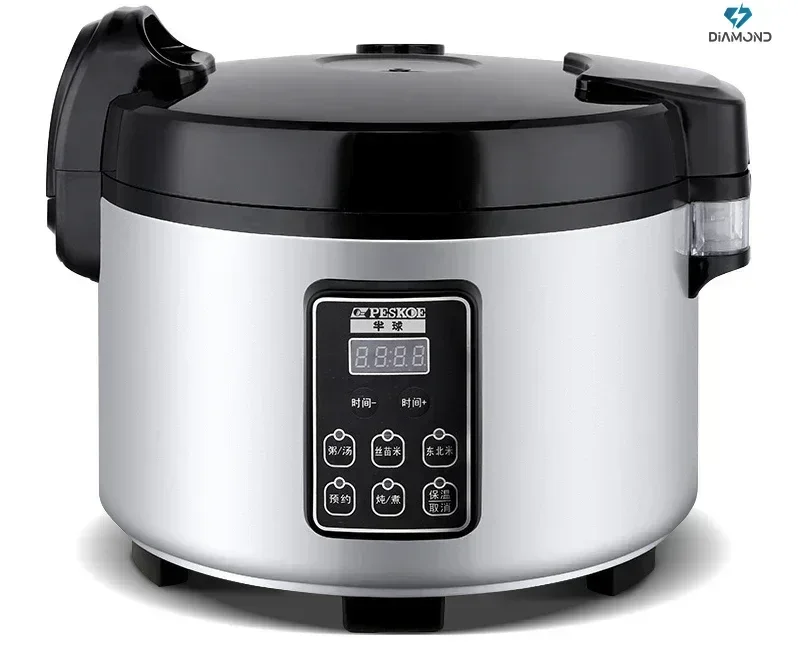 

Commercial Large Capacity Rice Cooker For 15 - 20 Persons, Hotels. Extra Large, Non-Stick, Ideal for Catering. Cocina Electrica