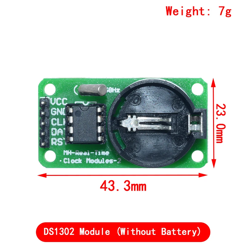 1PCS PCF8563 DS3231 PCF8523 AT24C32 DS1302 DS2121SN IIC Precision RTC Real Time Clock Memory Module For Arduino new original