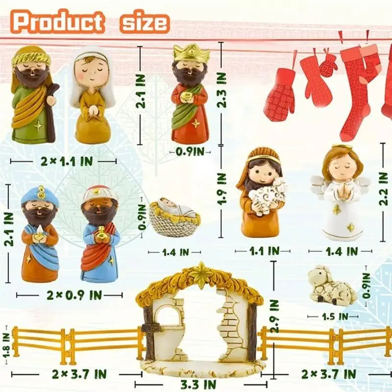 KX4B CALENDÁRIO NASCIMENTO JESUS ​​DE JESUS ​​DE JESUS ​​Deliciosa presente para meninos e meninas 2024