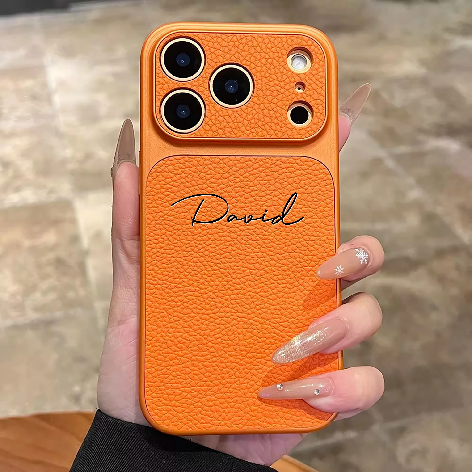 Custom DIY Name Letters Personalized Instantly Upgrade to 18 Style Large Window Phone Case for iPhone 18 17 16 15 Pro Max
