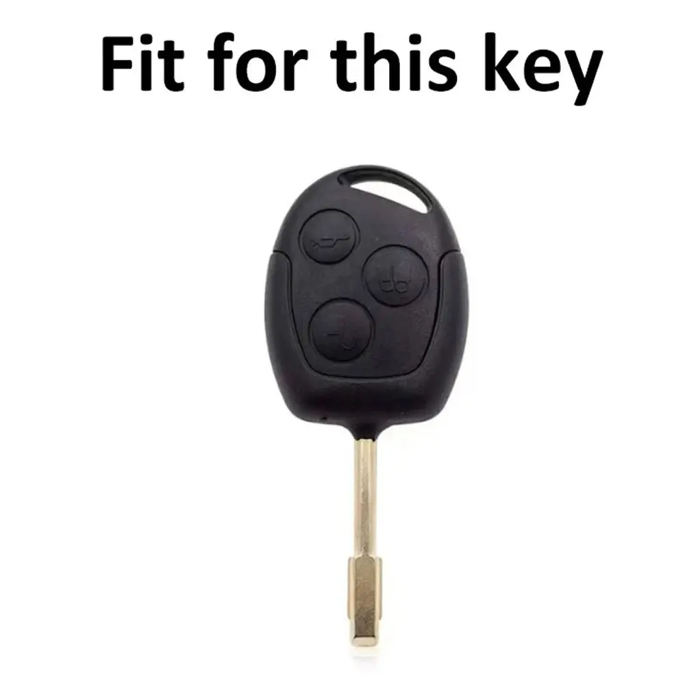 3 Bottons Remote Key Case Key Protector Holder Key Fob Cover for Ford/Mondeo/Focus/Fiesta/Galaxy/Transit 2008 2006 2007