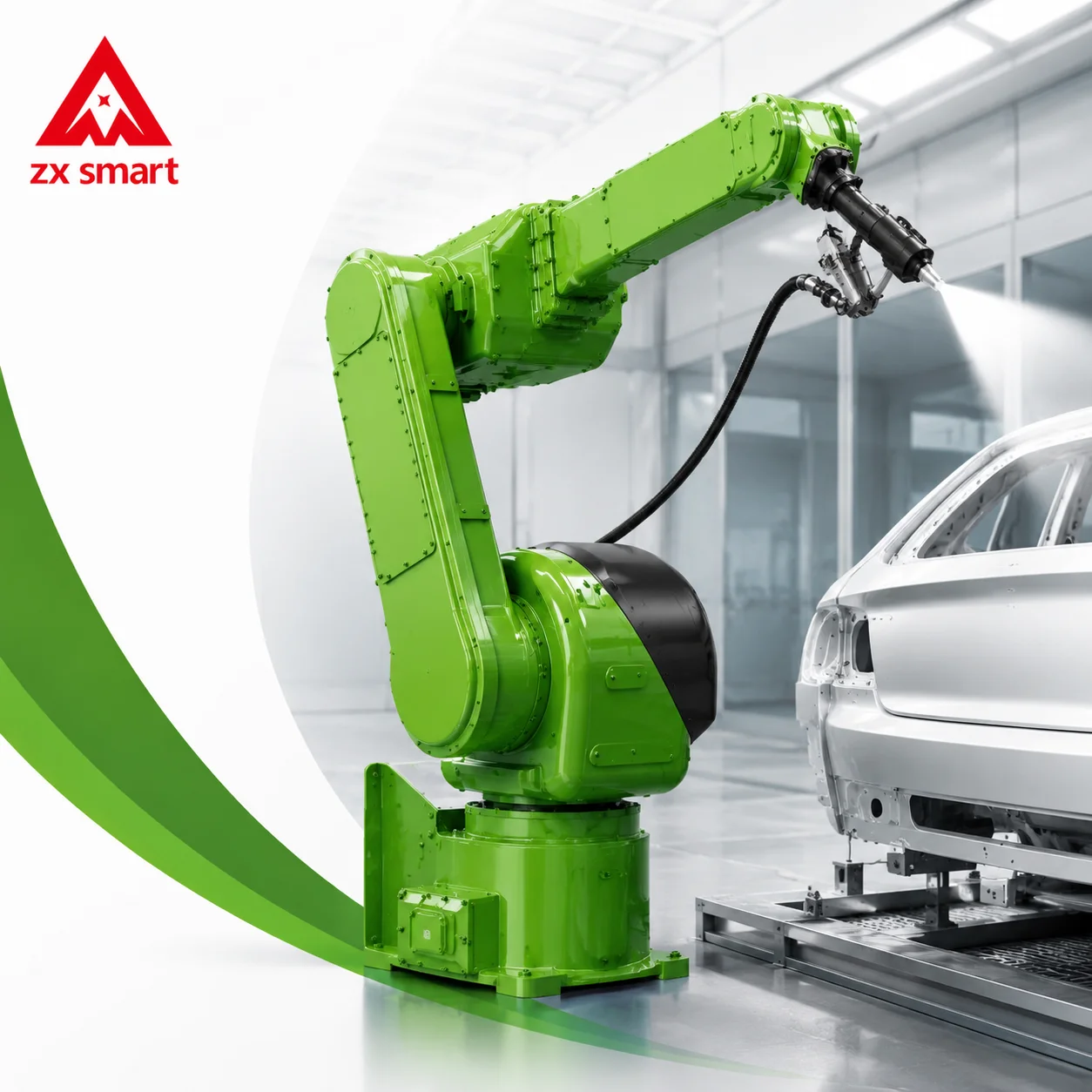 High Quality CE Certified EFORT PLC Controlled Motor & Gearbox Spray Robot for Metal/Plastic/Wood Surface Coating