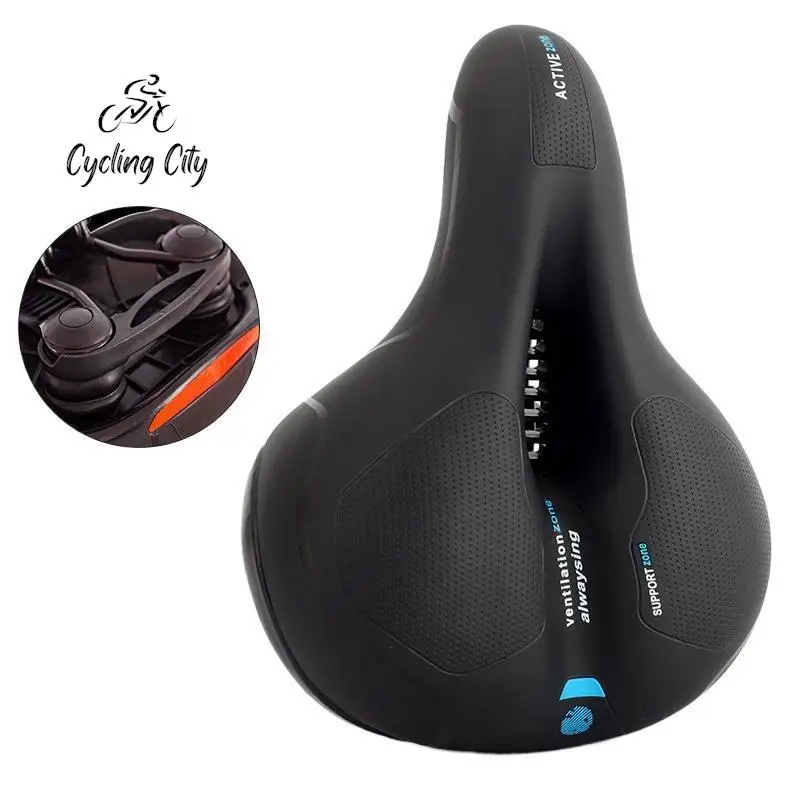 Mountainous Bicycle Saddle Reflective Bicycle Seat Road Seat Hollowed Out Cycling Equipment Bicycle Seat Cushion Carbon Saddle