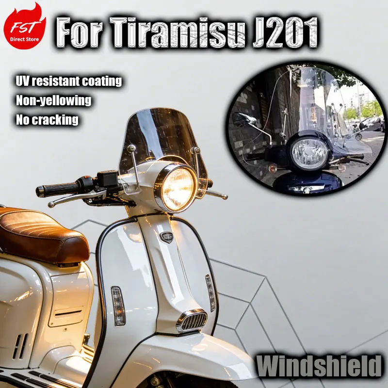 For Tiramisu J201 Beetle Classic Windshield   Thickened and heightened for wear resistance and scratch resistance