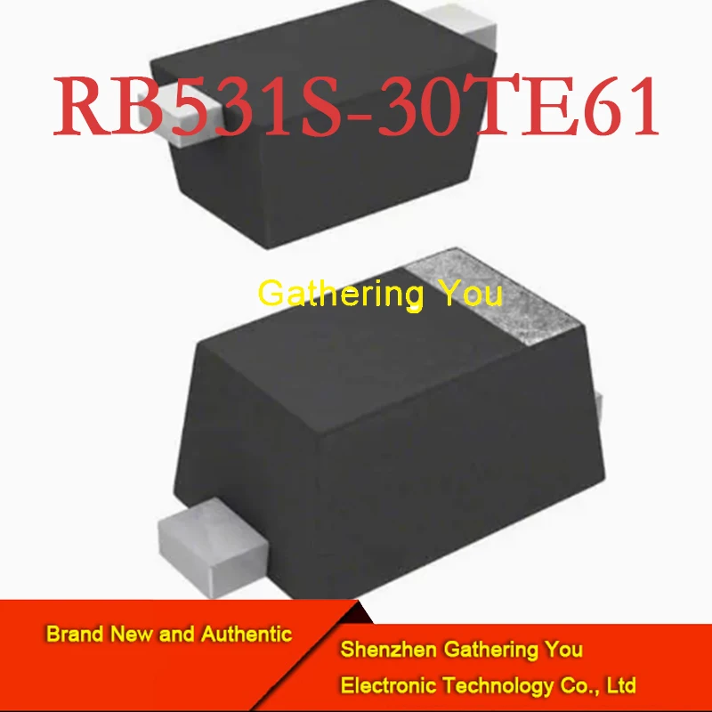 RB531S-30TE61 SOD523 Schotty 30V.1A Schottky diode and rectifier Brand New Authentic