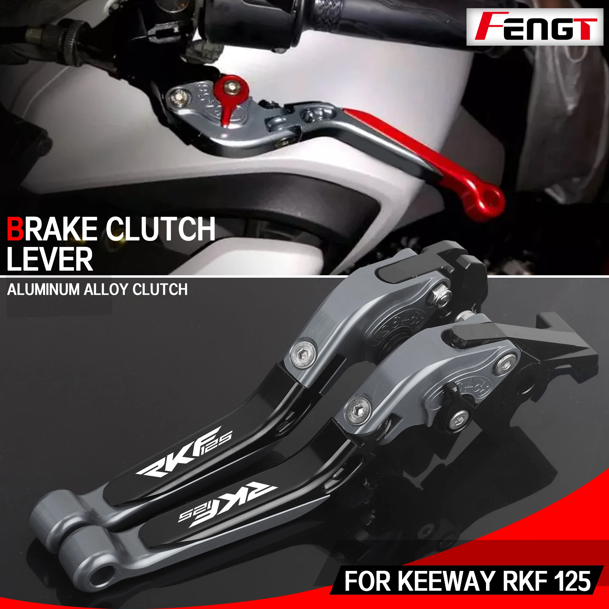 For Keeway RKF 125 RKF125 2018-2023 Motorcycle CNC Adjustable Brake Clutch Lever Hight Quality Handle Brake Lever