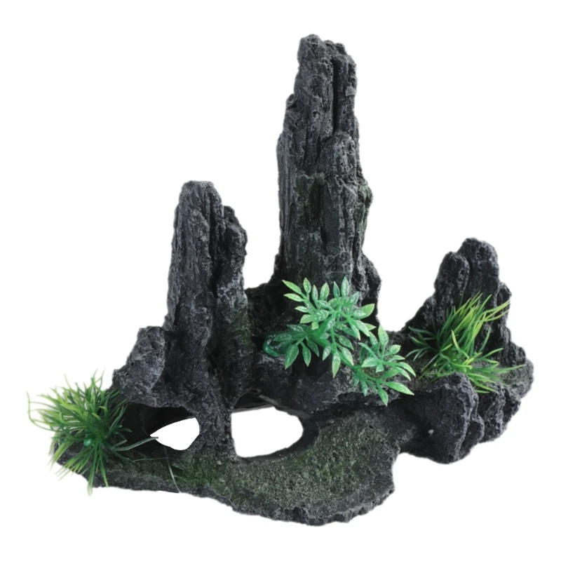 Mountain Fish Tanks Decoration Terrariums Nature Plant Fish Tanks Supply Drop Shipping