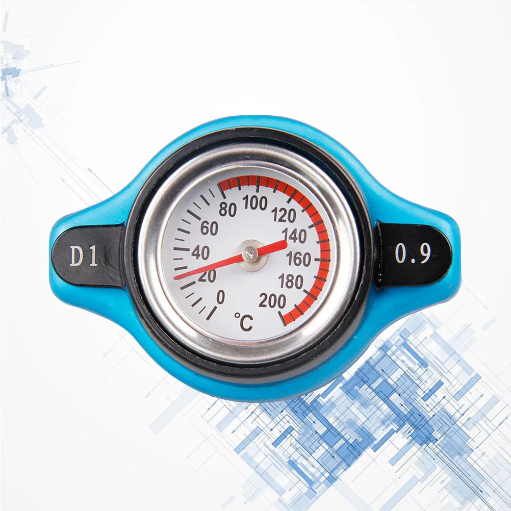 

Radiator Water Temperature Gauge Cap 0. Coolant Temp Meter For Car Engine Cooling System Thermostatic Tank Cover
