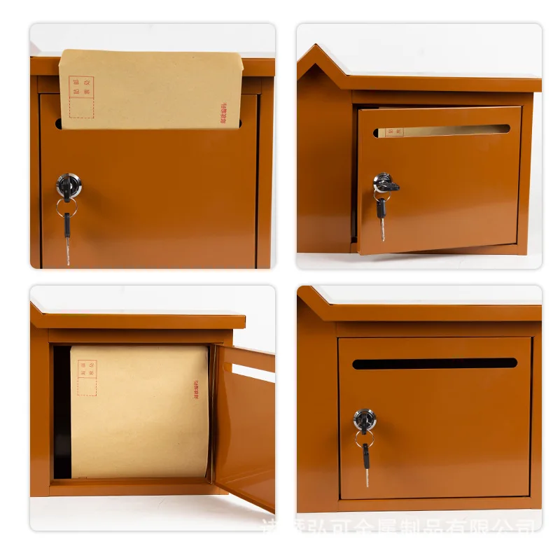 

Настенный почтовый ящик в пасторальном стиле, креативный, маленький, в форме буквы М