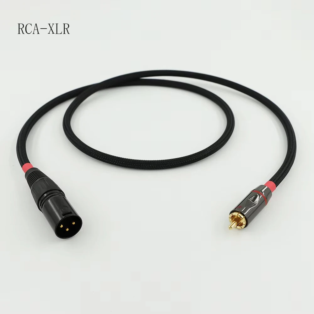 يستخدم Muttersbach RCA إلى XLR للصوت إلى الميكروفون أو كابل توصيل أحادي غير متوازن لوحدة التحكم