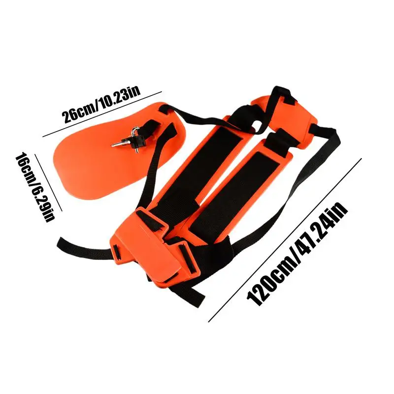 Trimmer Strap String Trimmer Strap Ergonomic Brush Cutter Shoulder Protector Belt Support For Gardening Trimming