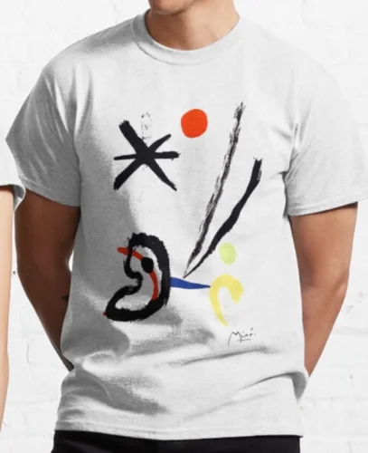 Miro Painting T shirt Art T shirt  100% Premium Cotton