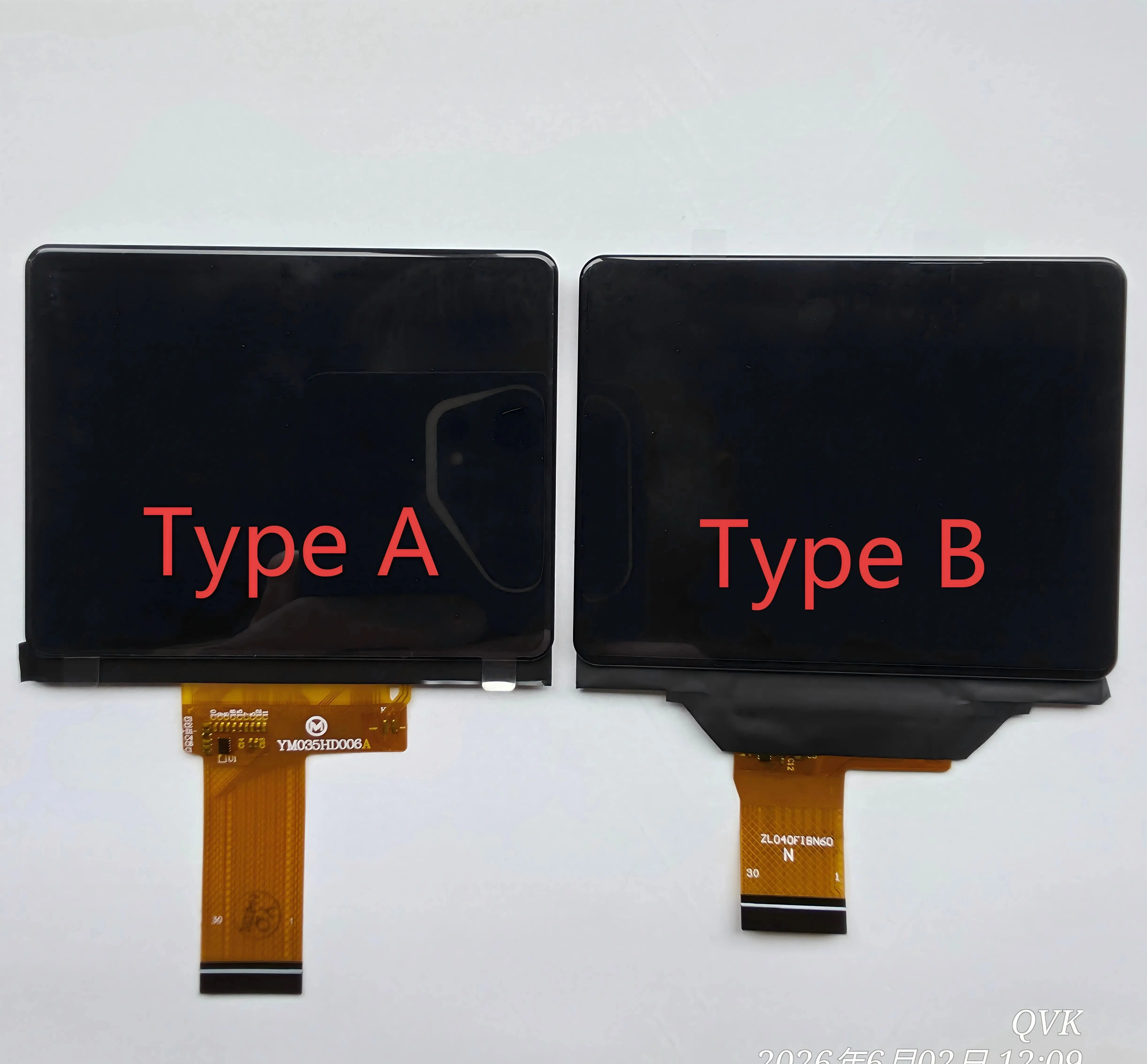 3.5 Inch LCD Display Screen for R35S R36S Game Console HL-PGDM035HD-C-V2 Without Cover Plate Replacement Part
