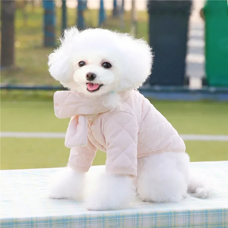 Winter Warm Dog Coat Jacket Windproof Dog Clothes for Small Dogs Padded Clothing Chihuahua Clothes Pet Supplies