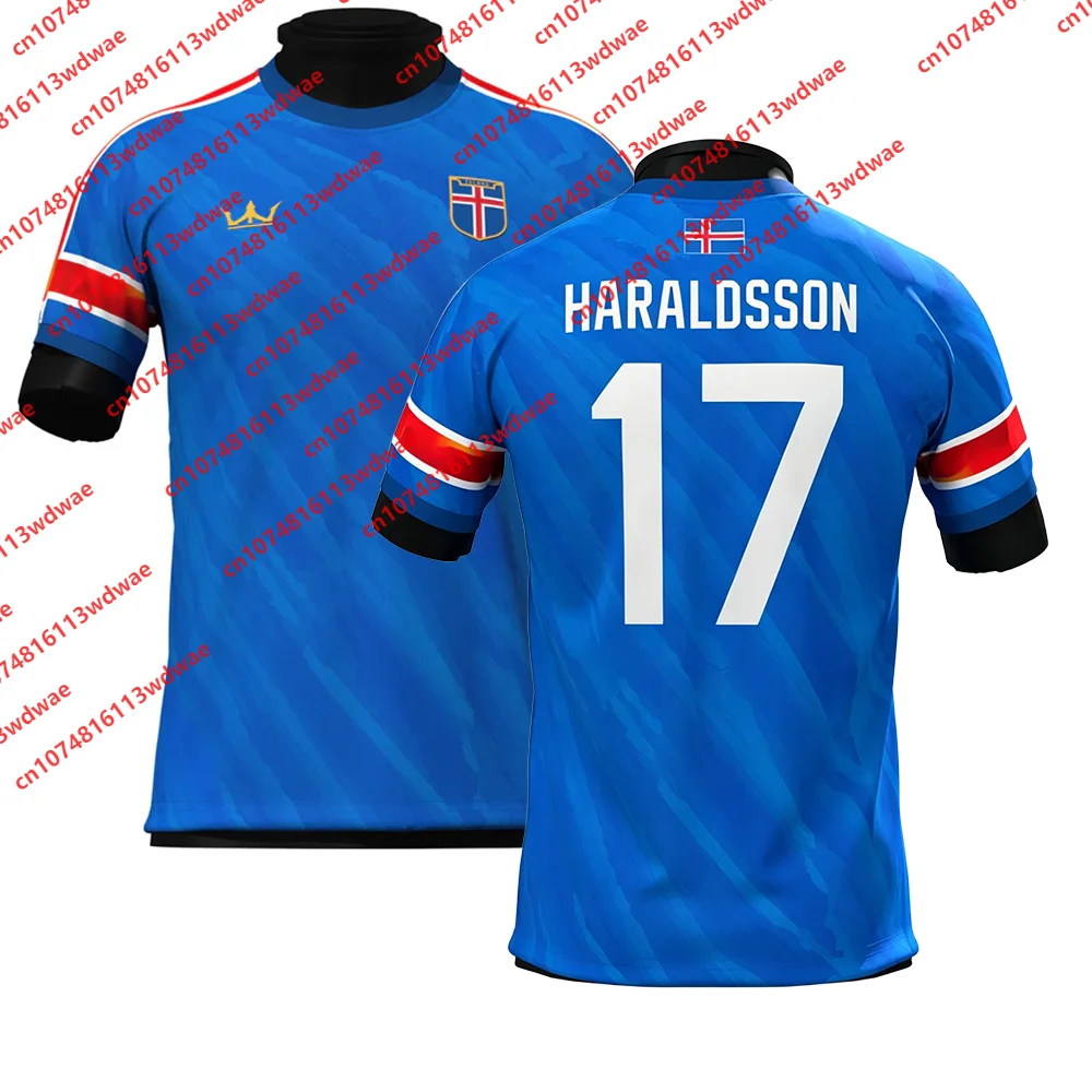 Iceland Style clothing Football Jersey Quick-Drying OSKARSSON 9 Jersey Outdoor football Jersey training Special Edition Kid Tee