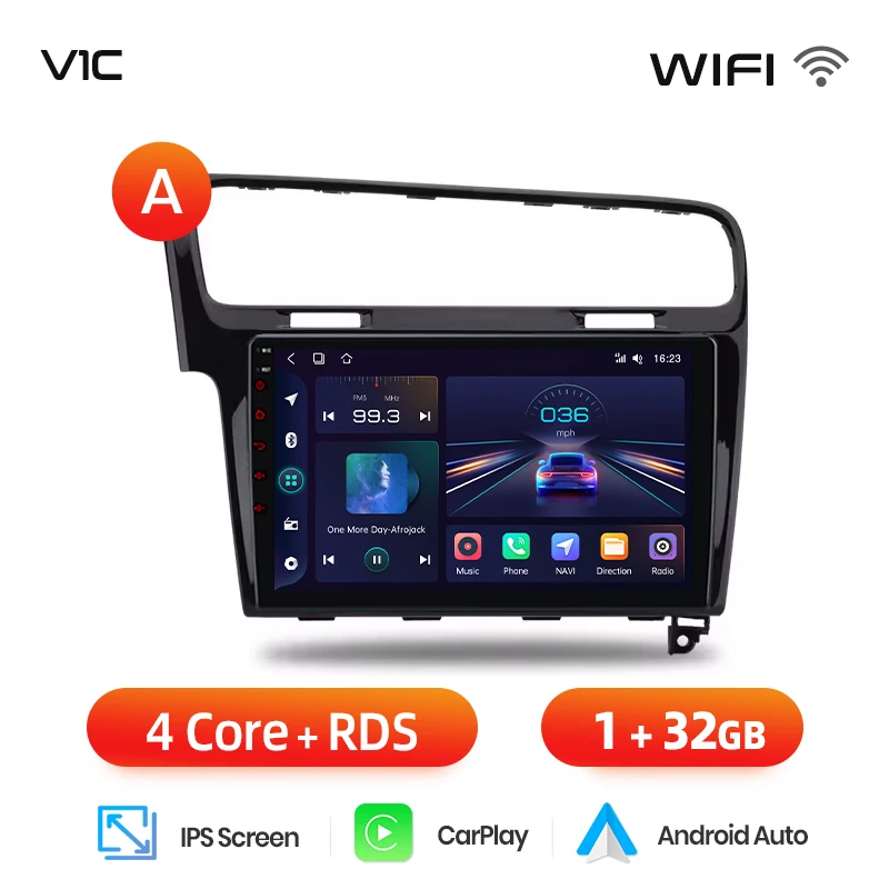 Junsun Draadloze Carplay Android Auto Autoradio Voor Vw Volkswagen Golf 7 2013-2017 Gps Multimedia 2 Din Systemen Stereo