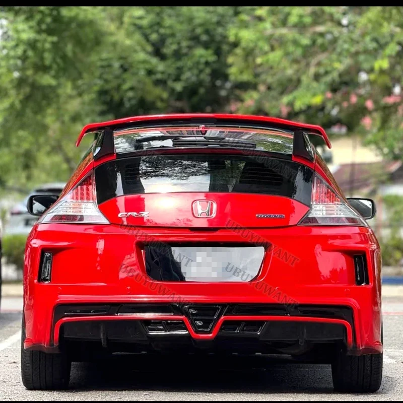 Alerón Trasero, Divisor de Maletero, Accesorios de Estilo para Auto, Aspecto de Carbono ABS para Honda CRZ CR-Z ZF1 Estilo MU 2011-2015