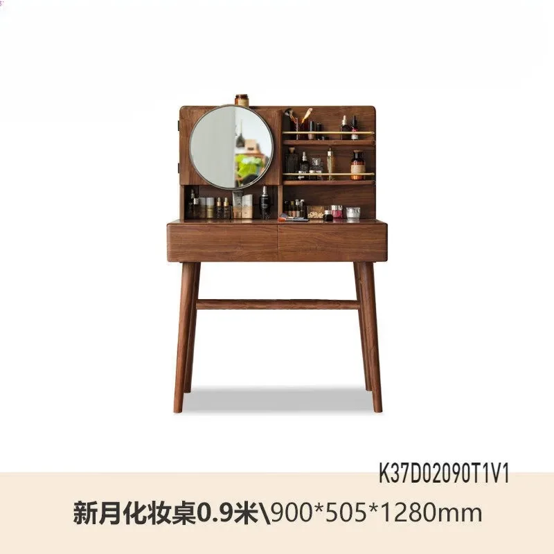 Dresser, bedroom black table, assembled 0:9 with shelf table 9005051280K3702