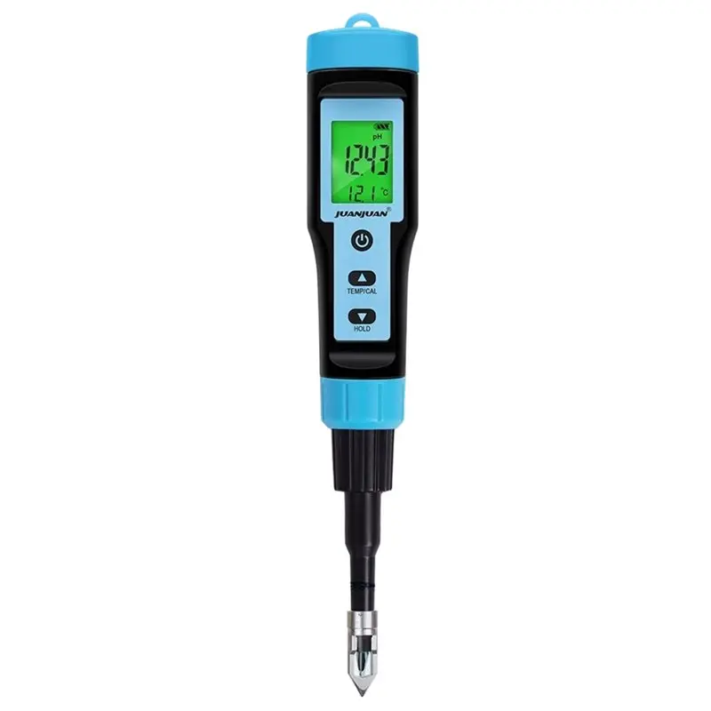 A84E-Digital Food For Soil, Cheese, Meat, Fruit PH Meter LCD Backlight Display, Model Code YY-1030 Temp Detection Function