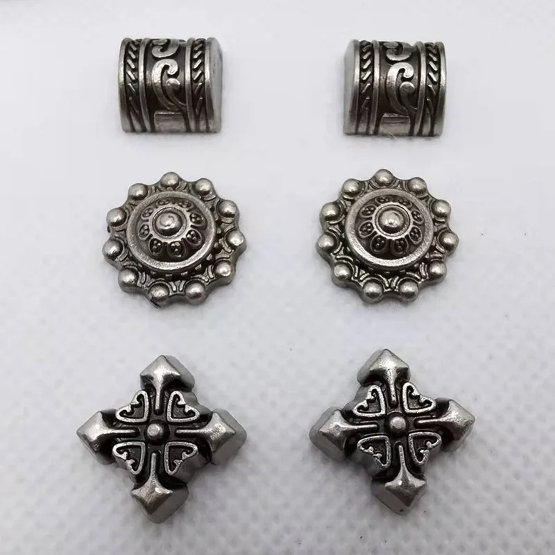 20 sztuk metalowe artystyczne kwiatowe elementy złączne nit stadniny Spot zestaw gwoździ do torby odzież obuwnicza odzież skórzana udekoruj Conchos