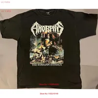AMORPHIS The Karelian Isthmus L T Shirt metal katatonia tiamat sabbat therion vintage Washed Soft Breathable Comfortable