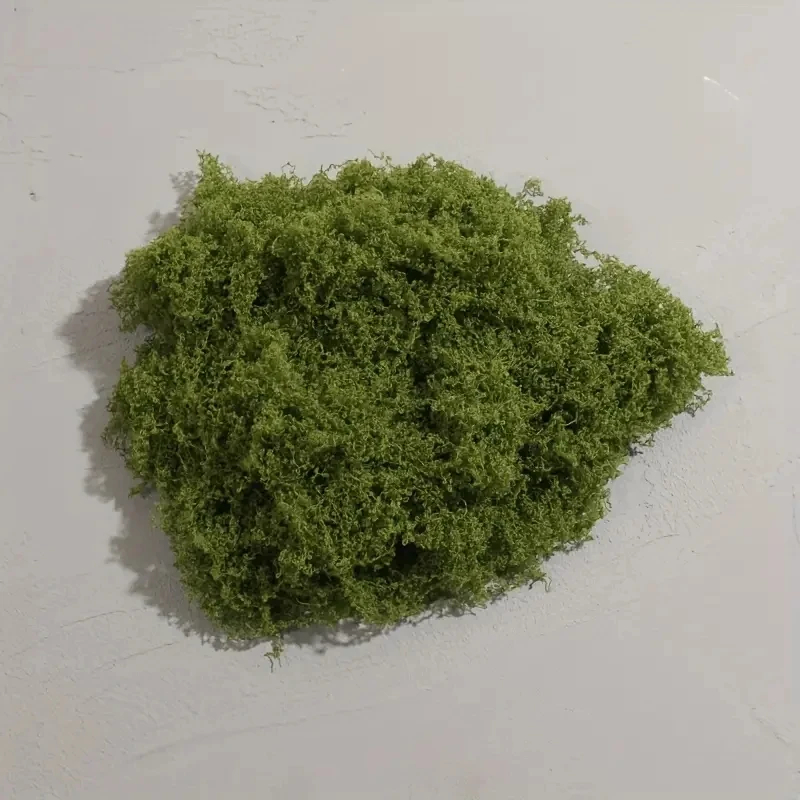 ca. 20 g künstliche Grünpflanzen, Polyester, Moosgras, Zuhause, Wohnzimmer, Garten, Dekoration, Mini-Landschaft, gefälschte Blumen, DIY-Handwerk – Detail 5
