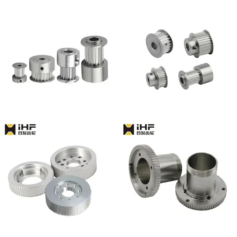 Manufacturer custom processing synchronous pulley, single slot aluminum synchronous pulley 1