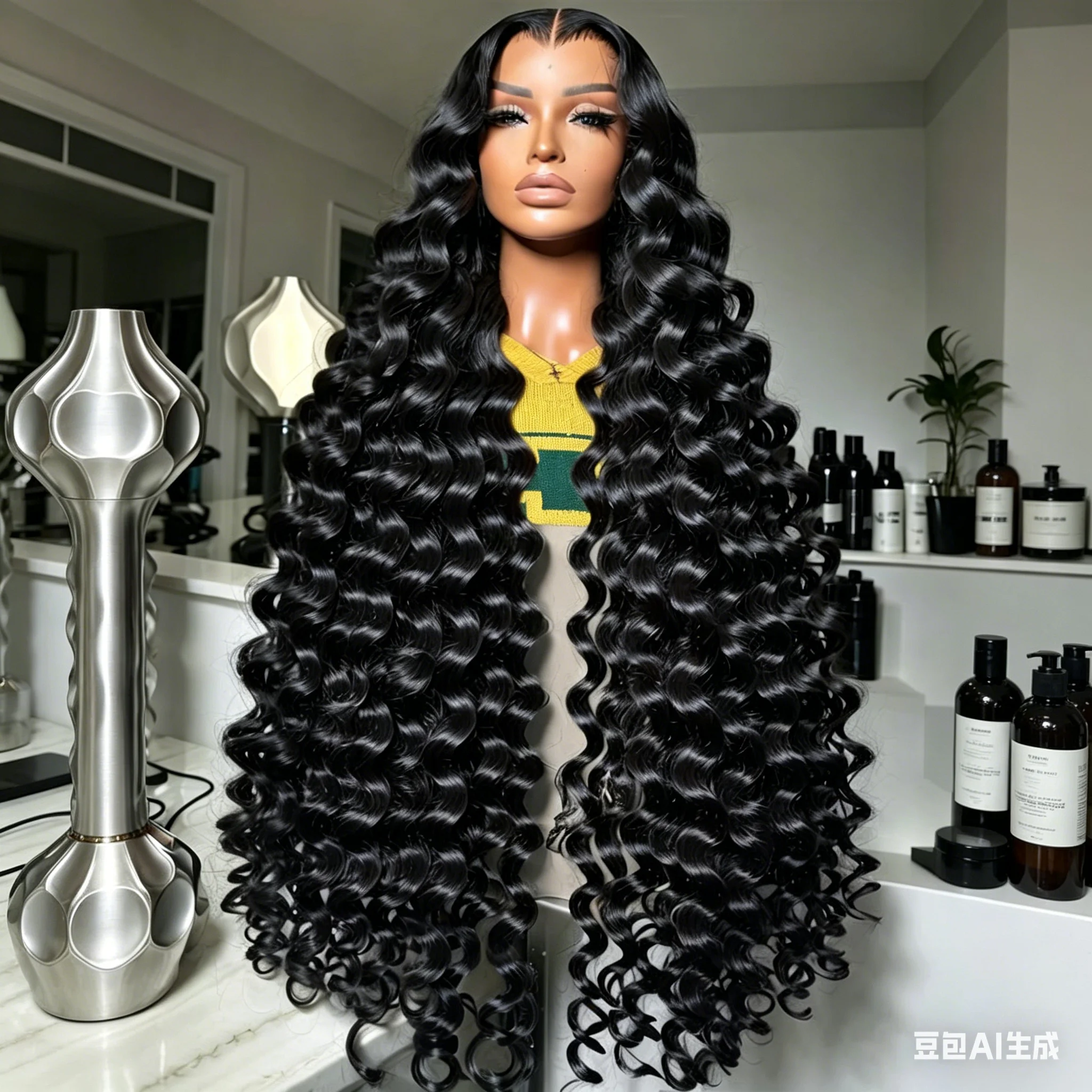 

Парик из натуральных волос Loose Wave 13x6 с кружевной передней частью, 30-40 дюймов, бразильские волосы Deep Wave, парик с HD кружевной передней частью 13x4, кудрявые парики для женщин