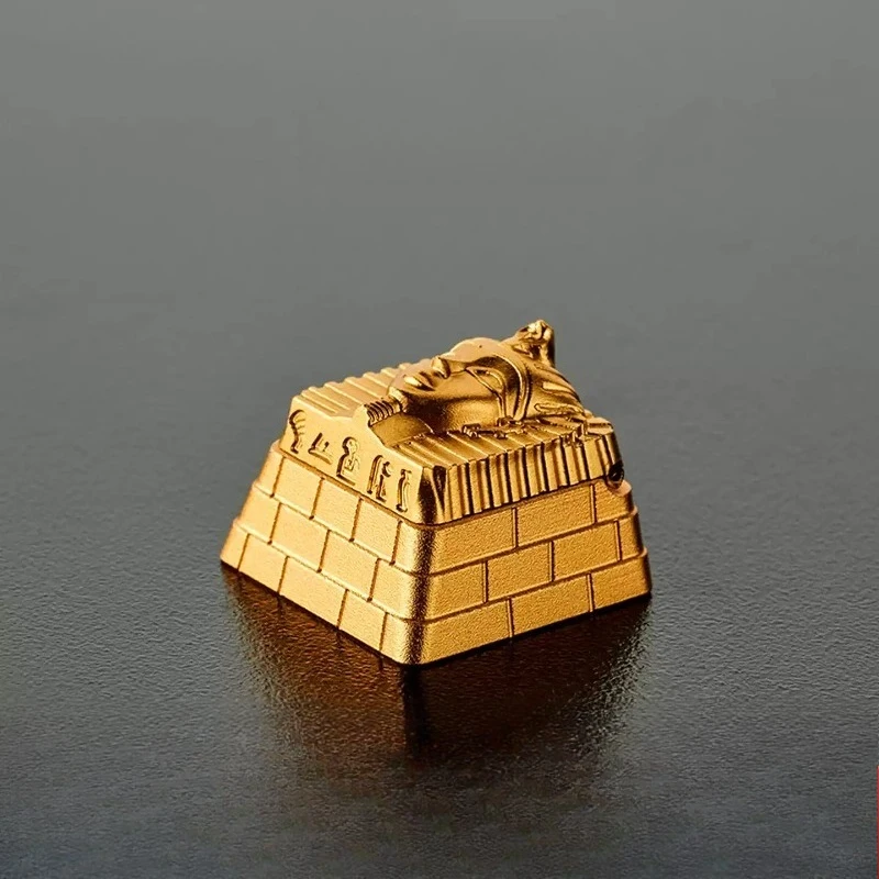 Pharaoh Custom Metal Keycap, Backlit Artisan Keycap Figurine for Computer Desktop Decor