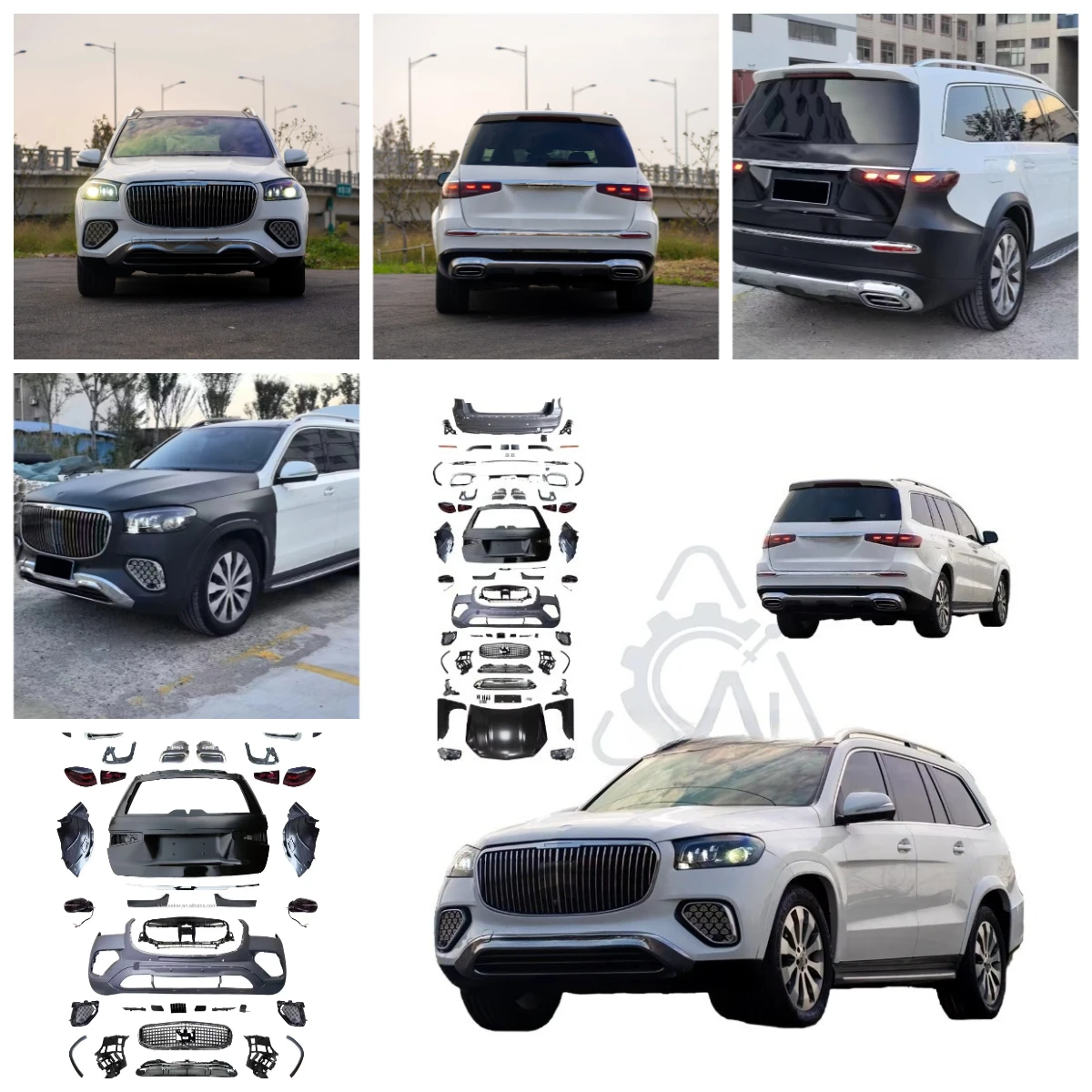 Dream Garage Car Body Kit Conversion Upgrade Kits For Benz GL-Class X164 Upgrade To GLS X167 Style