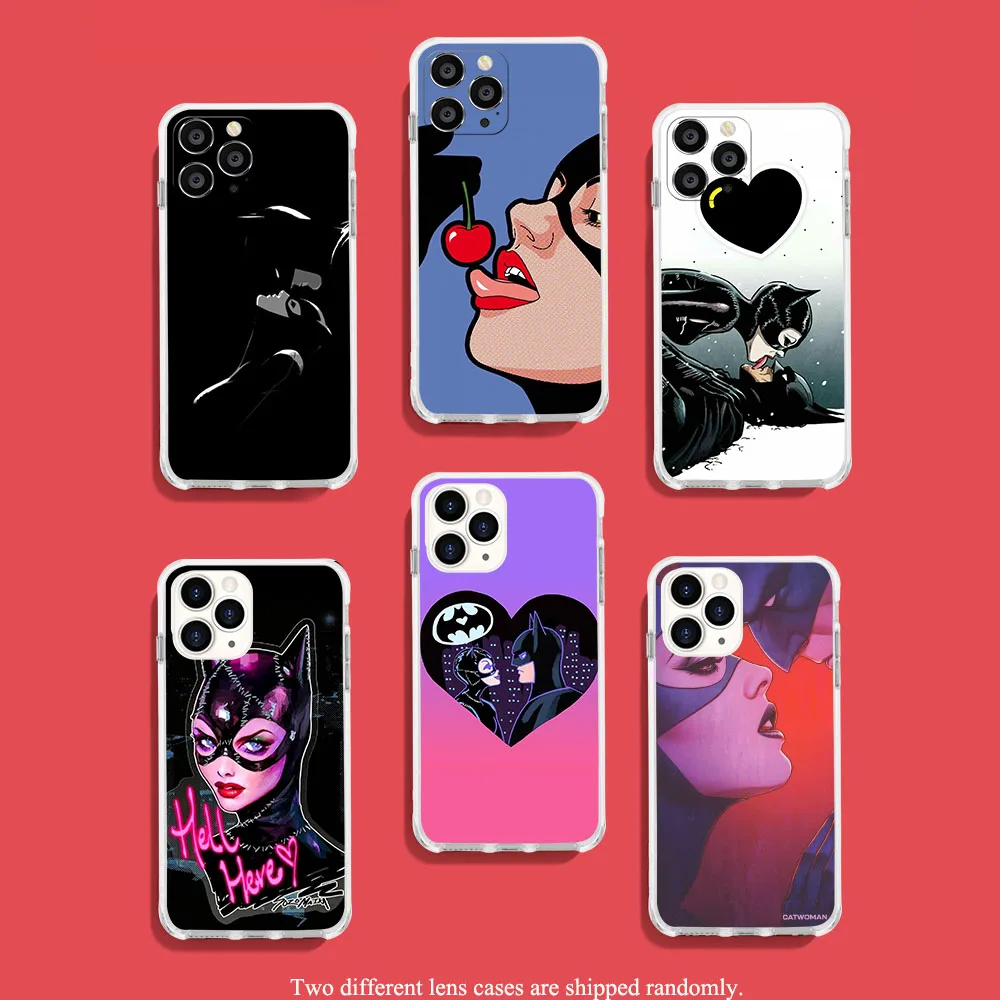 US-27 Catwoman Batman Soft Case for Moto G9 G10 G30 G10 Power G20 G50 G60 G40 G60S G200 Edge S30 30 Fusion Neo Ultra