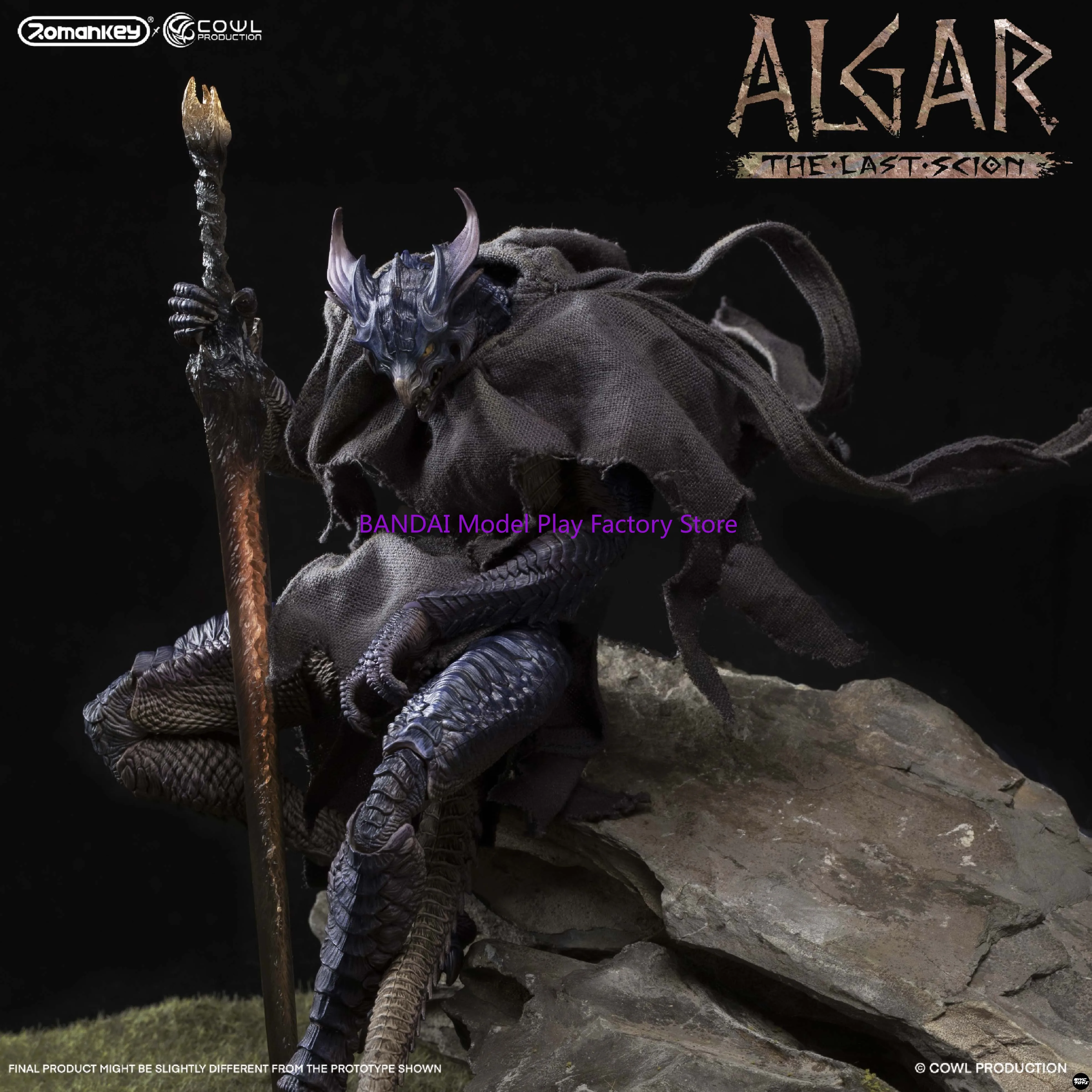 

Original Romankey X Cowl Algar Last Descendant Soldier Figurine Model For Collection Soldier Figurine Kids Toy In Stock 18cm