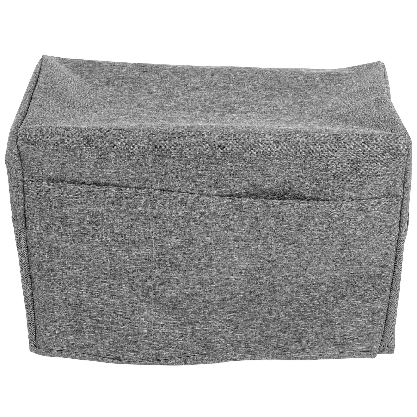 

Universal Foldable Sewing Machine Cover Grey Oxford Cloth Water Resistant Protective Case with Storage Pockets for Standard