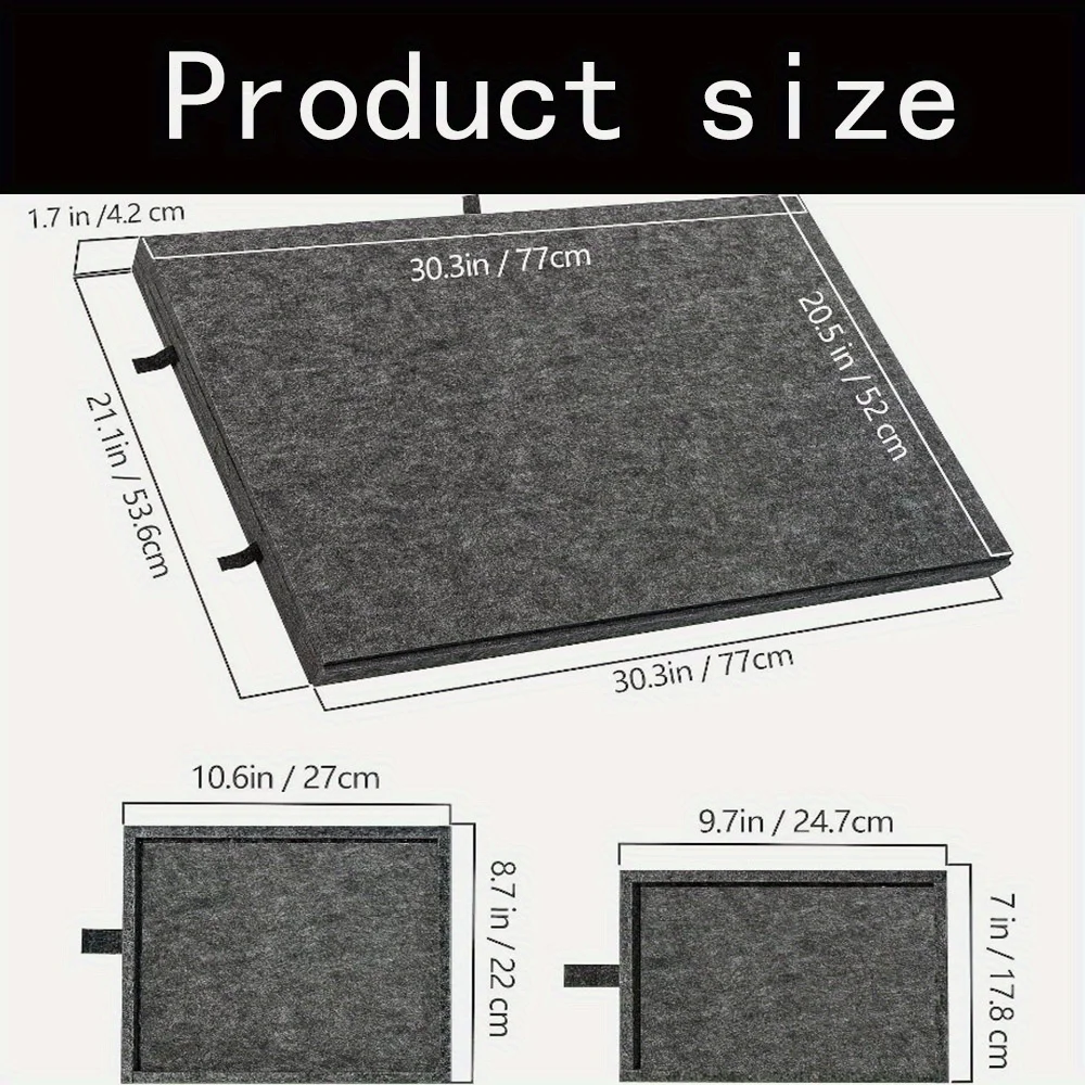 

Портативный стол для пазлов ZDQ, складная доска для пазлов с интегрированным войлочным покрытием, складная конструкция с подставкой и чехлом.