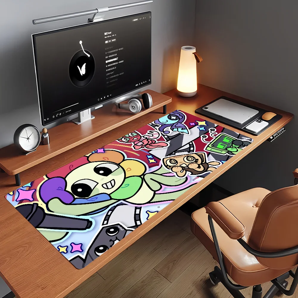Game D-DandyS W-World-S Mouse Pad Non-slip Leather Gamer Balance Computer Mat Decoracion Deskmat Laptop Office Large Mouse Pad