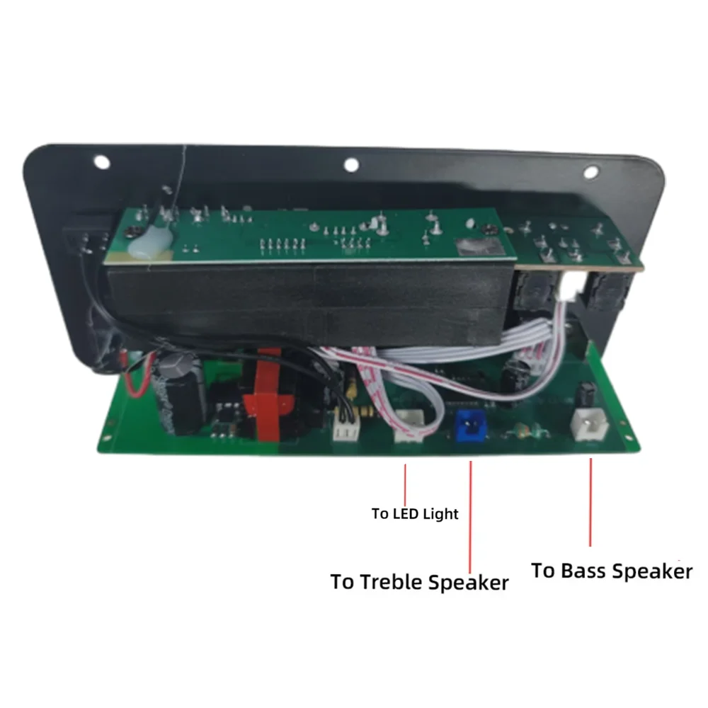 DC 12V 110V-240V DIY Digital BT Amplifier Subwoofer Board Microphone Karaoke Amp Speaker Home Theater DIY Rechargable Version image 6